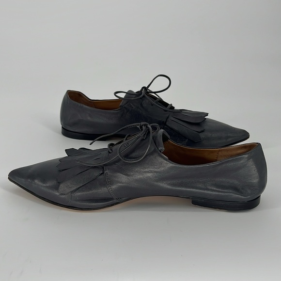 POMME D'OR Ingrid Slipper in Gray Leather Size 38 - Picture 6 of 13